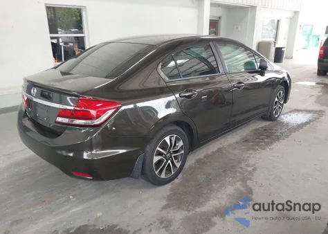 2013 Honda Civic Ex-L from USA, damaged, VIN 2HGFB2F92DH554634